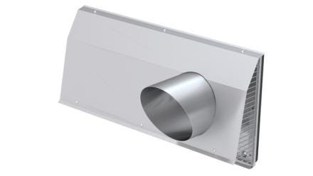 GRILLE AIR EXT.COMB.DROITE DN160    990430595