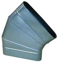 COUDE HOR.OBLONG 45 CHO 350X100      11063162 ALDES AERAULIQUE