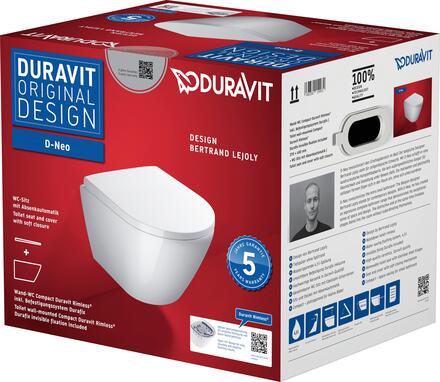 D-NEO - Pack WC suspendu Rimless®