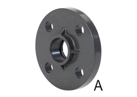 RACCORD A COLLER PVC-U METRIQUE - Bride fixe