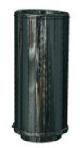 ACCESSOIRES POUR CONDUIT OPSINOX - Sortie de toit Opsinox finition laquée noire - RAL 9005