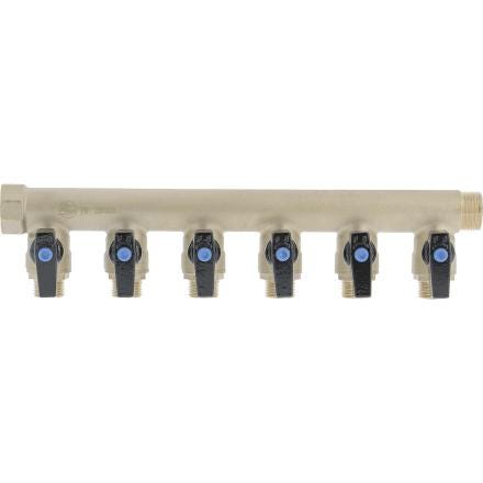COLLECTEUR 3/4"-6 VANNES 1/2" COLV46 PB TUB  [COLV46] 