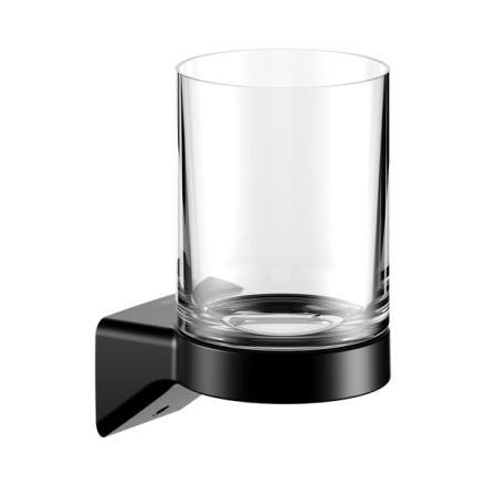PORTE-VERRE CRISTAL      NOIR MAT 14650379000 KEUCO  [14650379000]