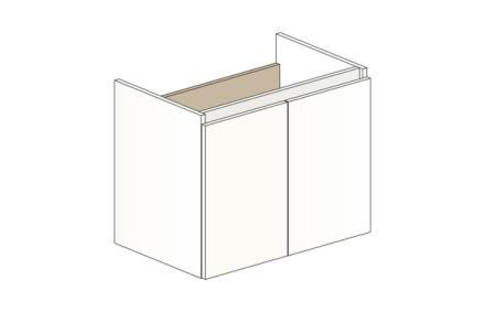 MEUBLE S/PLAN EAZY26 2P 70CM BLANC BR. RC0211