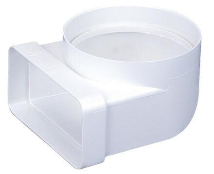 CONDUIT RECTANGULAIRE RIGIDE - Pour réseau équivalent Ø 80 ou 100 mm