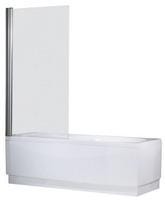 AURORA 1 - Paroi de baignoire pivotant réversible - Hauteur : 150 cm - Epaisseur du verre : 6 mm