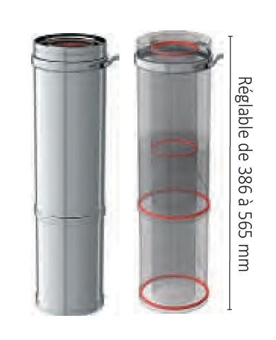 TELESCOPIQUE BIOTEN INOX/INOX D150/200 779015 TOLERIE EMAILLERIE NANT-SETEN  [779015]
