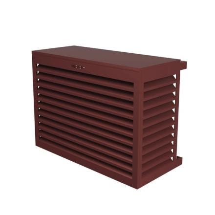 CACHE ALU ROUGE 68X90X45/60 DECOCLIM-23AS8012 DECOCLIM  [DECOCLIM-23AS8012]