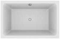 CAPSULE - Baignoire rectangulaire petites dimensions avec pieds réglables Quick Clip