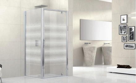 LUNES-G - Porte pivotante - Hauteur 190 cm - Ep. du verre : 5 mm