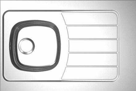 EVIER A POSER REVERSIBLE - ISÉO - Inox lisse 18/10