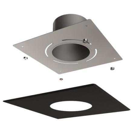 PLAQUE VENT.BOIS 25X25 180EM NR 56180887/9019 POUJOULAT  [56180887/9019]