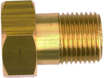 RACCORD COMPTEUR - Avec plat et trou brut