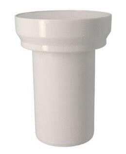 RACCORD POUR WC EN PVC - Manchon droit - MF