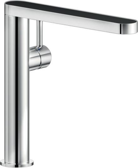 MITIGEUR EVIER BEC MOBILE FENIX NOIR INGO 072 NOBILI RUBINETTERIE  [MH109113NICR]
