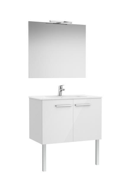 PACK MEUBLE VICTORIA 2P 80 BLC/BR  A851662806 ROCA SANITAIRE  [A851662806] 