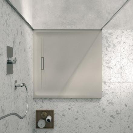 SESTRA - Receveur carré ultraplat à poser / à encastrer, synthèse