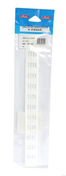 GRILLE PLATE A FERMET.40X400 GRIS      1PF400 NICOLL  [1PF400]