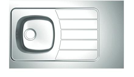 EVIER A POSER REVERSIBLE - ISÉO - Inox lisse 18/10