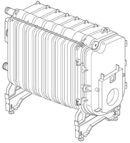 GT 220-2200 - Corps de chaudière assemblé