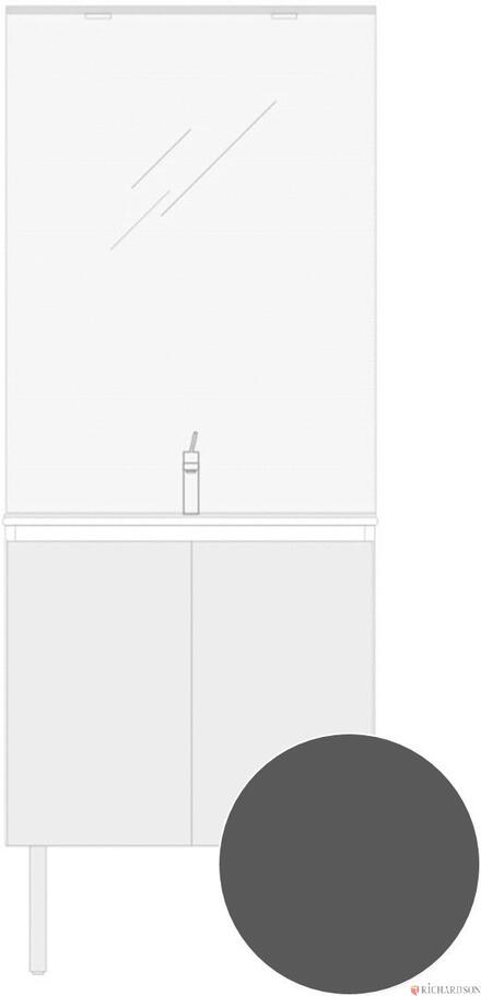EXCLUSIVITES RICHARDSON PAR GBGROUP - Meuble porte sous-vasque et miroir crédence - Ensemble