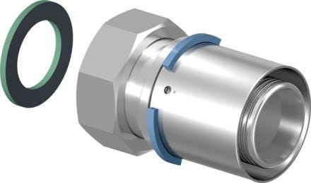 RACCORD S-PRESS MULTICOUCHE - Raccord à sertir écrou libre