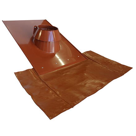 DUALIS POUR CHAUDIERE A CONDENSATION - Solin et fixation - terminal vertical
