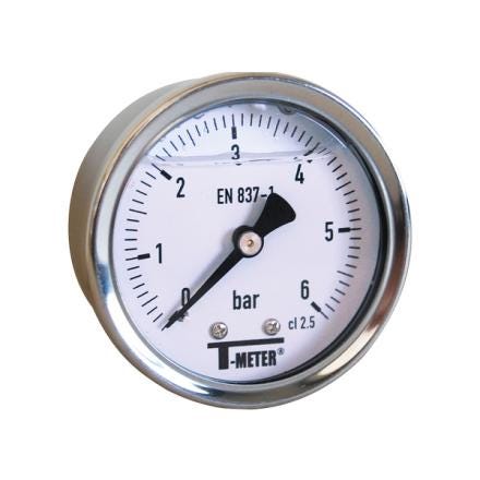DETENDEUR DE PRESSION D'EAU - Manomètre à bain glycerine Axial