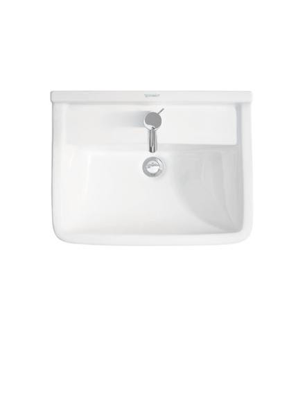 STARCK 3 - Lavabo avec trop-plein et plage de robinetterie