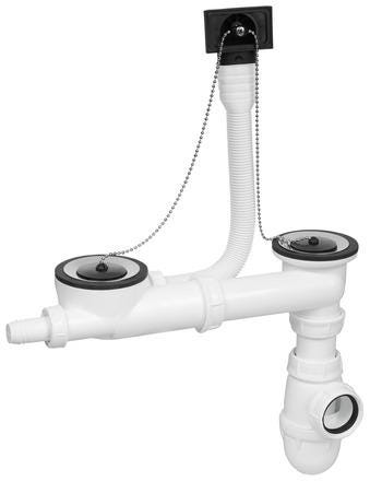 GARNITURE DE VIDANGE D.40             4382520 BLANCO