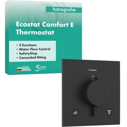 SET FINIT DCH THERM ECOSTAT 2F NOIR  33711670 HANSGROHE  [33711670]
