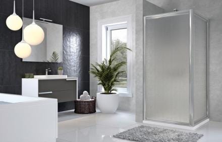PORTE PIV STAR 84-90 ACRYL SILV   STA2G84-43B NOVELLINI FRANCE  [STA2G84-43B]