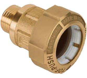 RACCORD  M PE 25 M1/2 TOF PUSH    01010504PFB EFFEBI