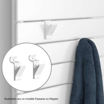 PAIRE PATERES REGATE/FASSANE SPA BLC   470331 ACOVA-ZEHNDER GROUP FRANCE  [470331]