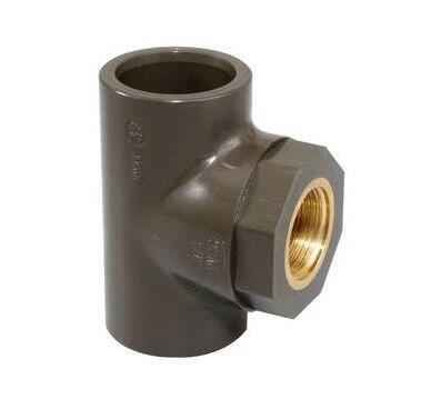 TE A COLLER / A VISSER HTA FER/PVC - FFF - 90°
