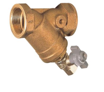 FILTRE A TAMIS - FF taraudé - Filtre en Y - Corps bronze - Cartouche inox 304 démontable - Pression nominale 16 bar - Température de - 10°C à + 120°C