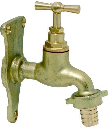 ROBINET DE JARDIN - Femelle - Avec applique intégrée à visser