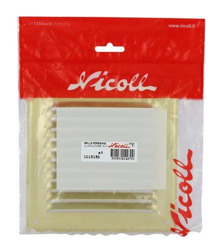 GRILLE PERSIENNE 15X15 ALU DORE       1L1515D NICOLL  [1L1515D]