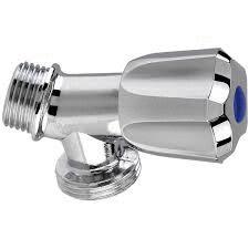 ROBINET D'ARRET - Mâle - Pour machine à laver - Equerre