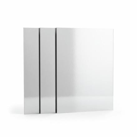 PLAQUE PS MIROIR ARGT LAPIDE      1X3050X1220 LES STANDARDS  [RIC-P0029X]