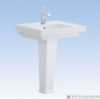 CARAT - Lavabo-plan 1 trou percé, 2 trous amorcés