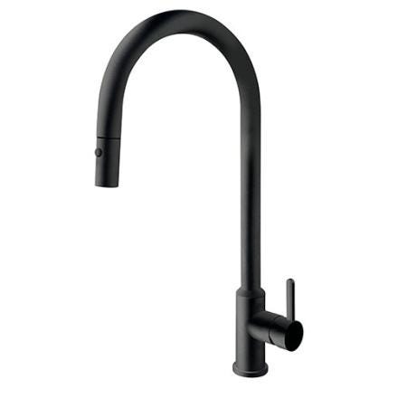 MITIGEUR EVIER CUCINA BEC HAUT NOIR   KK50913 ONDYNA  [KK50913] 