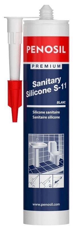 SILICONE SANITAIRE - Blanc