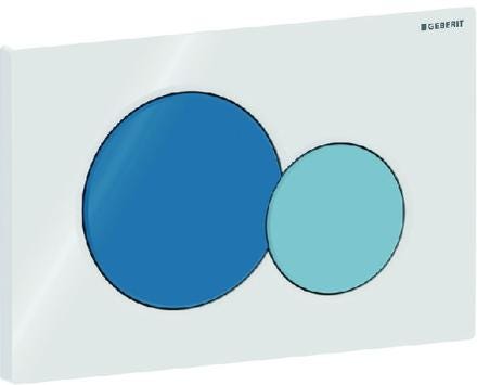 PLAQUE GEBERIT SIGMA01 BLEU      115.770.SX.5 GEBERIT  [115.770.SX.5]