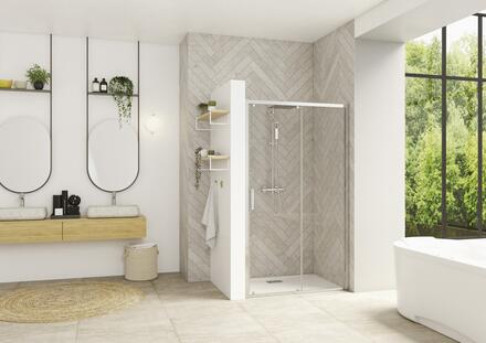SMART DESIGN C AVEC SEUIL - Paroi avec 1 volet coulissant avec seuil