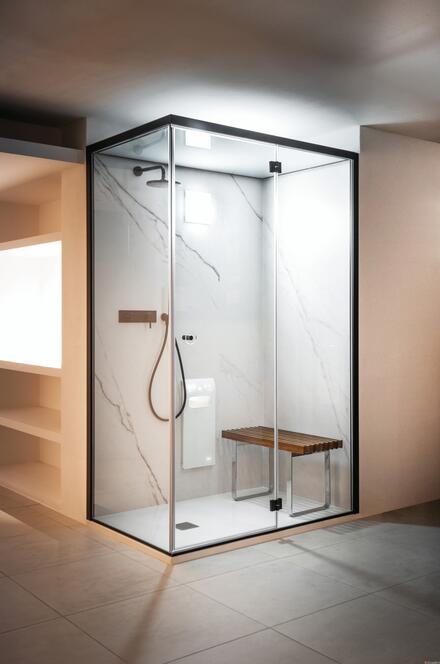 FITBOX - Cabine Hammam sur mesure - Ep. du verre : 8 mm