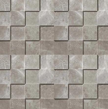 CAR. MARVEL GREY FLEURY MOSAICO 3D       ADQA