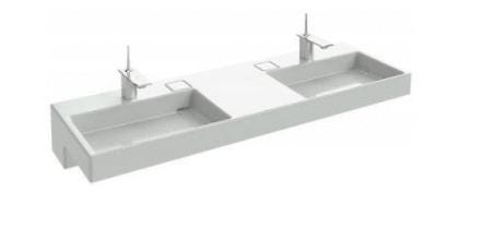 TERRACE - Plan vasque autoportant