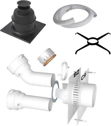 KIT ACC. 4EN1 CONDENS 80/125 NOIR      446896 TOLERIE EMAILLERIE NANT-SETEN  [446896]