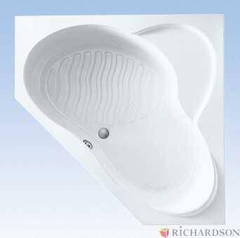 PASSY - Baignoire d'angle 140 - douche-baignoire sans tablier